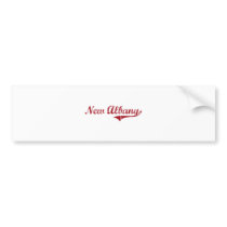 New Albany Ohio Classic Design Bumper Sticker