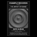 New Album Launch - Black flyers