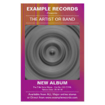 New Album Launch - Color Textured Flyer