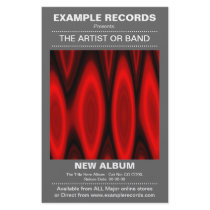 New Album Launch - Gray Custom Flyer