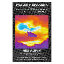 New Album Launch - HT dot Textured Flyer Design