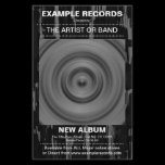 New Album Launch - Paint Textured flyers