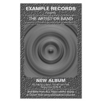 New Album Launch - Strange Stone Texture Full Color Flyer