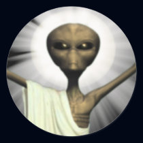 New Alien Jesus Designs stickers