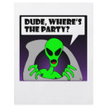 new alien party flyers