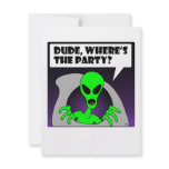 new alien party invitation