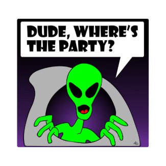 new alien party shirt