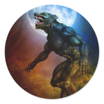 New Alpha Round Sticker