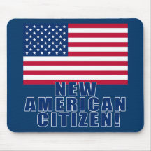 New American Citizen Gifts and Tshirts Mouse Pad