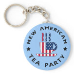 New American Tea Party Keychains