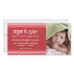 New Baby Announcement Photo Card