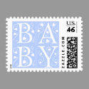 New Baby Announcement Stamps
