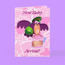 New Baby Arrival Card by elenaind New Baby Arrival Card