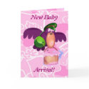 New Baby Arrival Card by elenaind New Baby Arrival Card