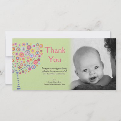Baby Gift   Cards on New Baby Arrival Gift Thank You Photocard Photo Cards From Zazzle Com