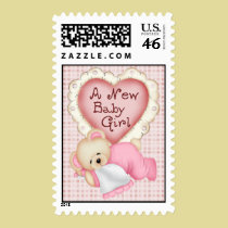 New Baby Bear Girl postage