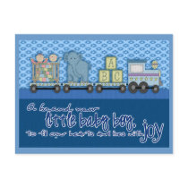 new baby boy card post cards