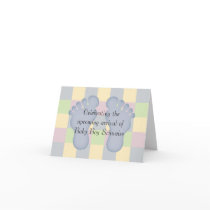 New Baby Boy Congratulations Card