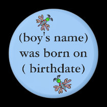 New Baby Boy Magnet