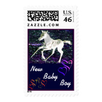 New Baby Boy Stamps