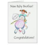 New Baby Brother Congratulations Card