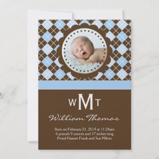 New Baby Cards with matching Envelopes invitation