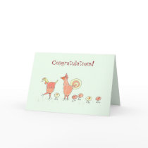 New Baby Chicken Family cards