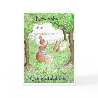 New Baby Congratulations Greeting Cards