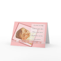 New Baby Girl Greeting Card