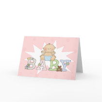 New Baby Girl Card by myhmdbaby New Baby Girl Card