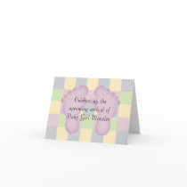 New Baby Girl Congratulations Greeting Cards
