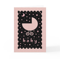 New Baby Girl Congratulations Card
