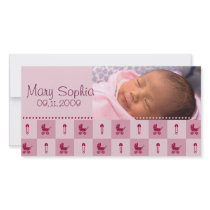 New Baby Girl - Customized Photo Card photo cards by myhome71 New Baby Girl - Customized Photo Card photo cards