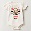 New Baby Girl Gift Outfit Owl Hearts Pink t-shirts by TShirts_Plus New Baby Girl Gift Outfit Owl Hearts Pink t-shirts