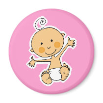 New baby- Girl magnets by jsoh New baby- Girl magnets