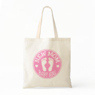 NEW BABY GIRL MOM bag
