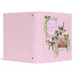 New Baby Girl Photo Album Scrapbook Cover Binder