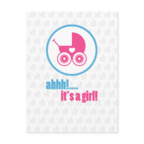 New Baby Girl Postcard
