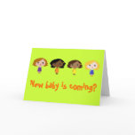 New baby is coming! cards