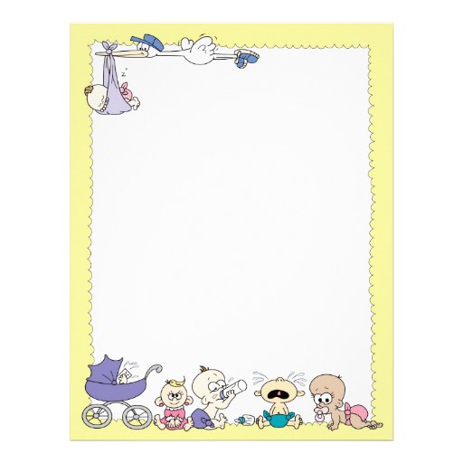 New Baby Letterhead Zazzle