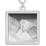 New Baby Photo Sterling Silver Necklace