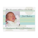 New baby - soft design postcards