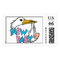 New Baby Stamp by babyshowergalore New Baby Stamp