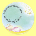 New Baby stickers by Tamathaa New Baby stickers