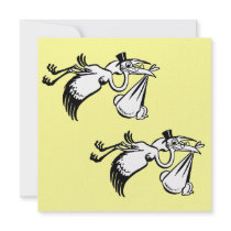 New Baby Twins invitations by magarmor New Baby Twins invitations