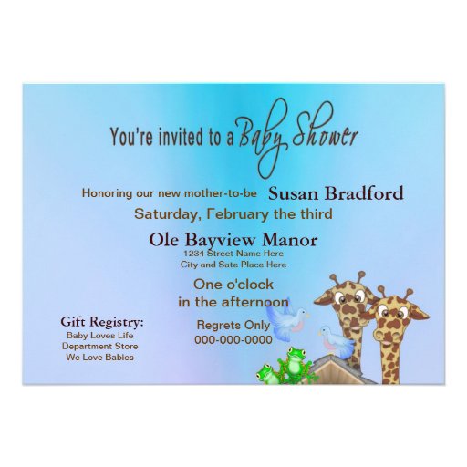 New Beginning Baby Shower Invitation