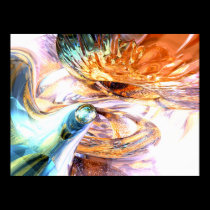 New Beginnings Abstract Poster posters