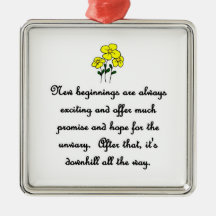 new-beginnings-are-always-exciting-and-offer-much christmas ornament