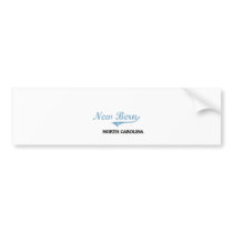 New Bern North Carolina City Classic Bumper Stickers