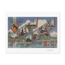 New Bern, North Carolina - Large Letter Scenes Post Cards